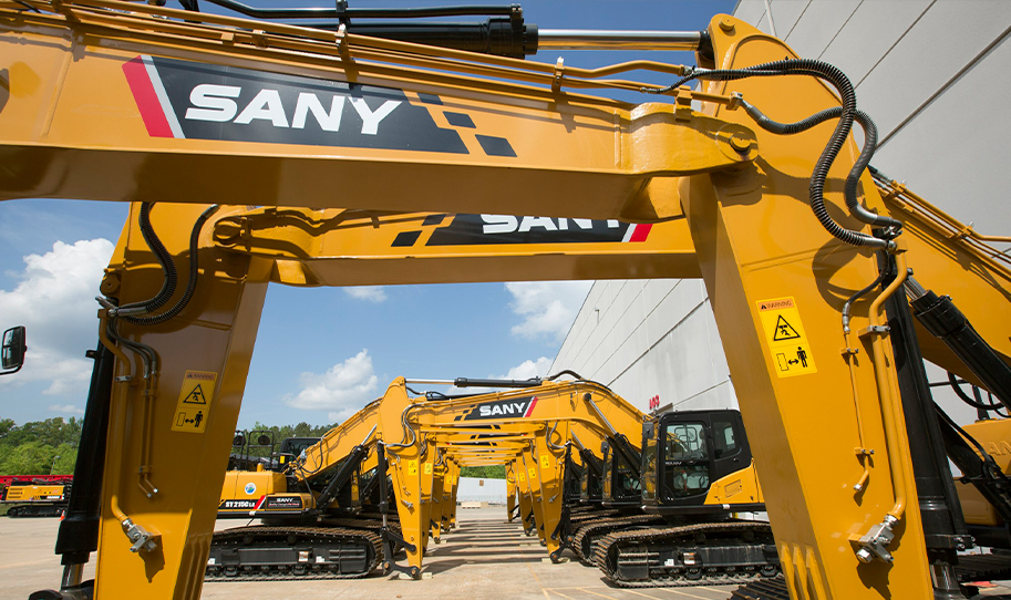 SANY equipment at SANY of Tulsa