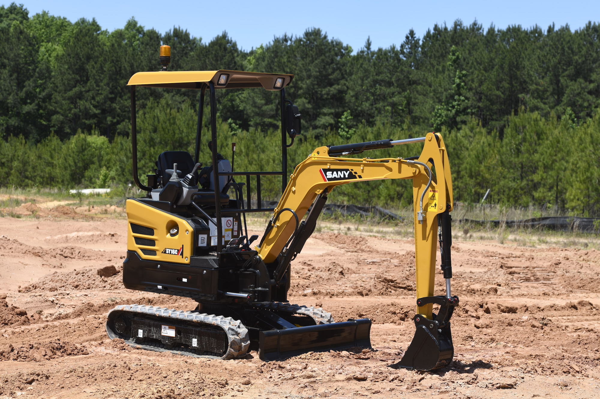 SANY mini excavators for rent