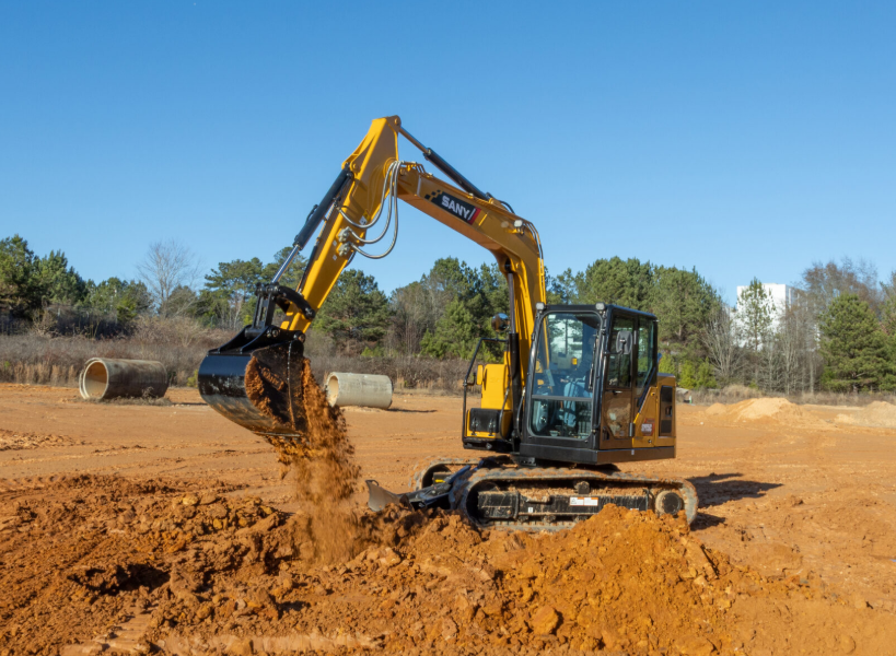 SANY compact excavators for rent at SANY of Tulsa