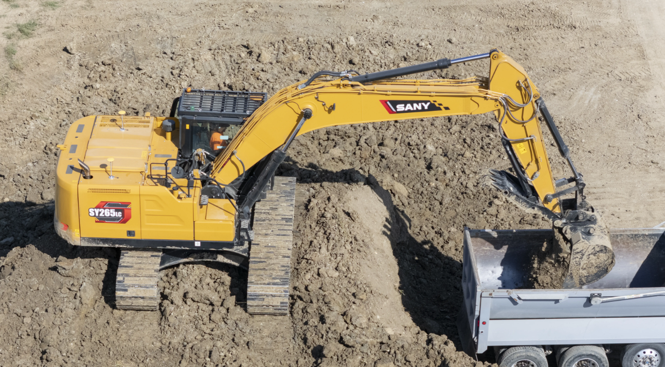 SANY large excavators for rent at SANY of Tulsa